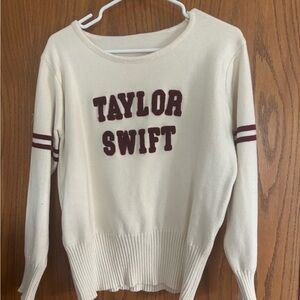 Taylor Swift Cream Sweater